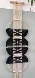 Handwoven Cotton Macramé Wall Hanging – Round Design