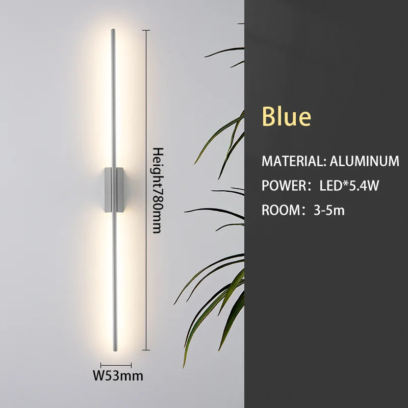Minimalist LED Wall Sconce – Warm White