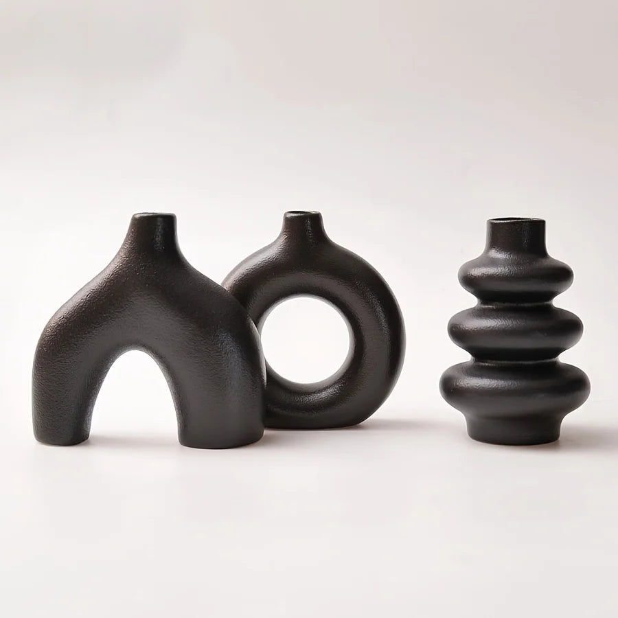 Bohemian Ceramic Decorative Vases