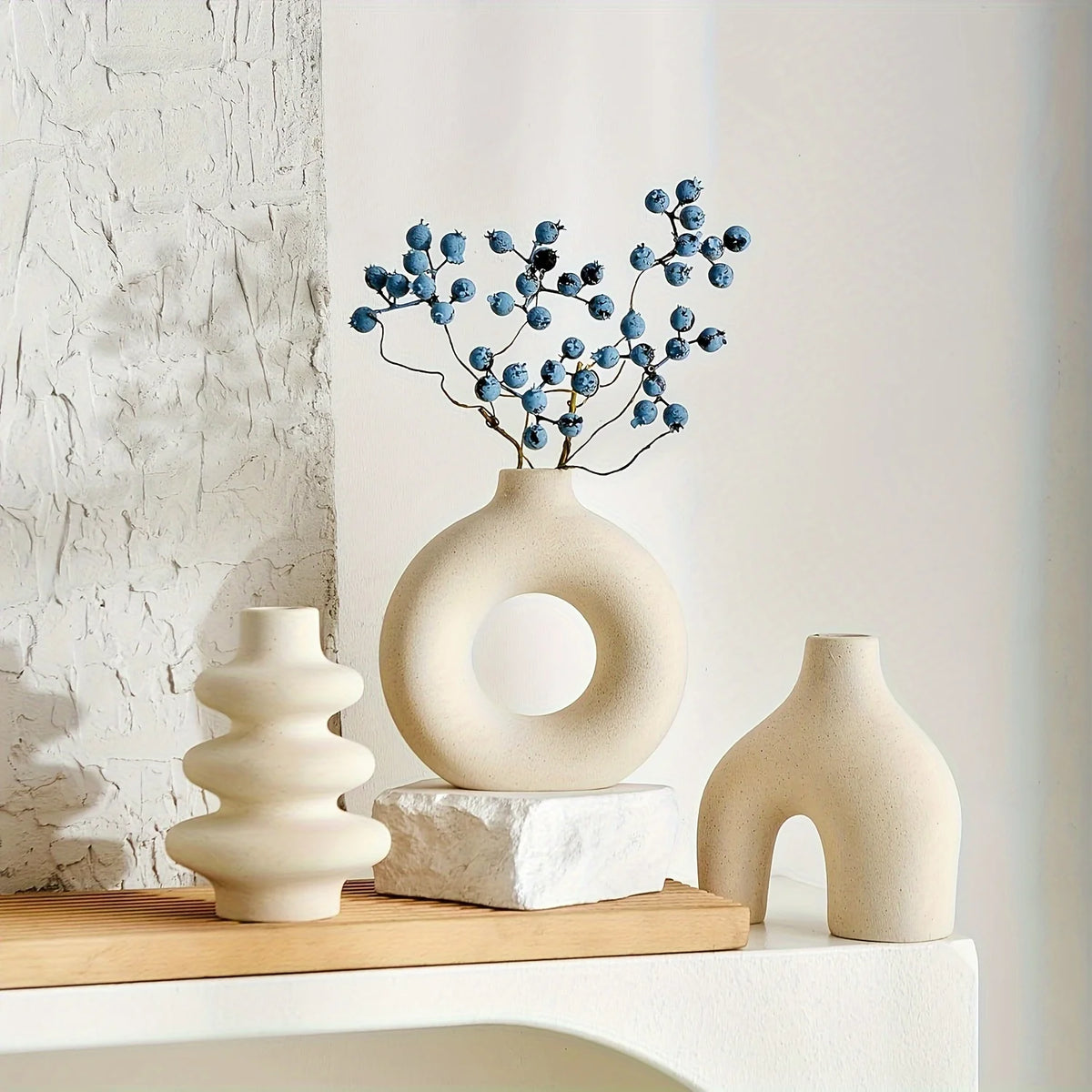 Bohemian Ceramic Decorative Vases