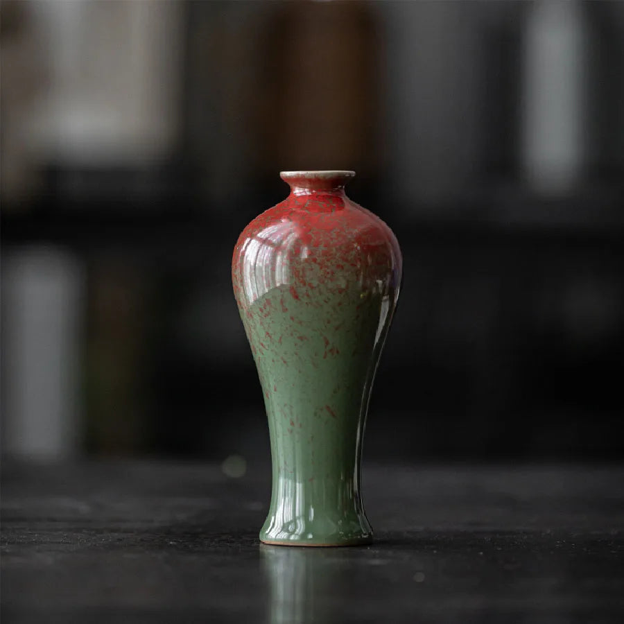 Small Ceramic Vase for Dried Flowers