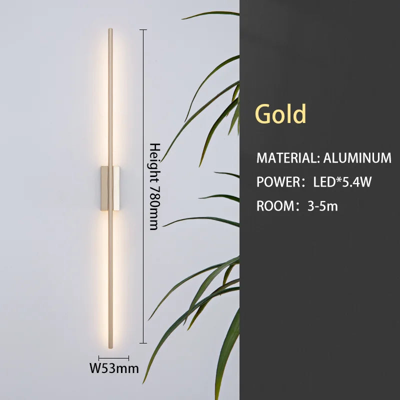 Minimalist LED Wall Sconce – Warm White