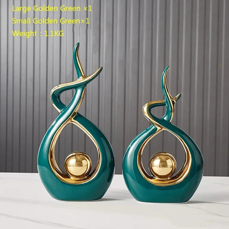 Nordic-Style Ceramic Decorative Figurine