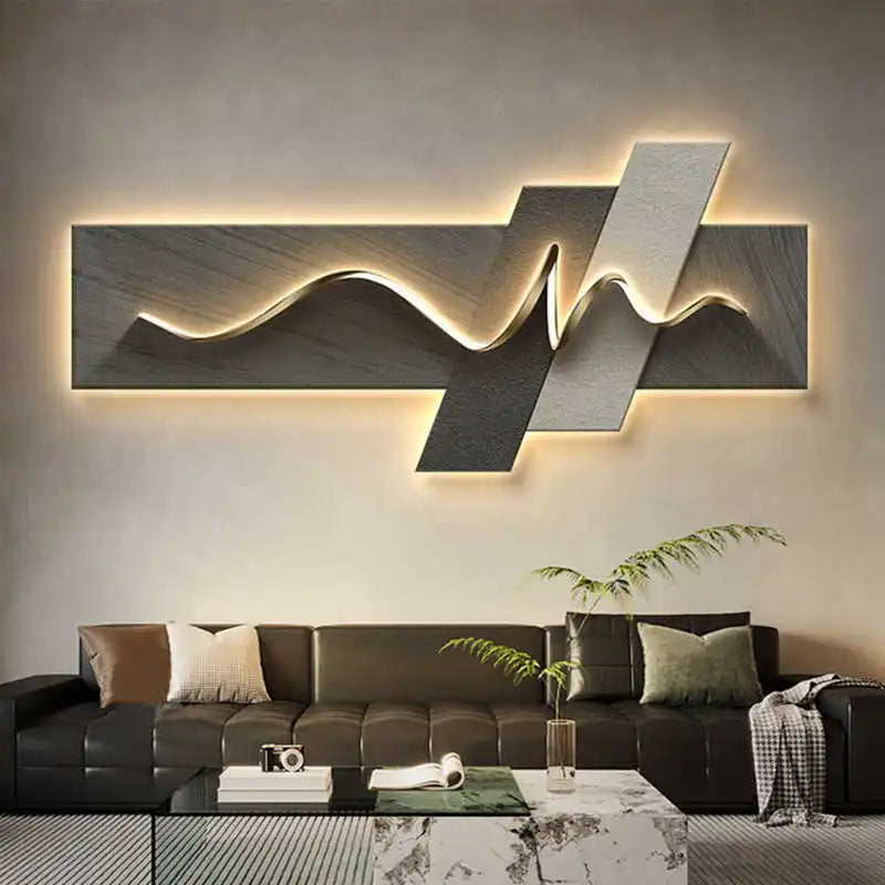 Modern LED Illuminated Wall Art