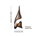 Abstract Wooden Decorative Sculpture