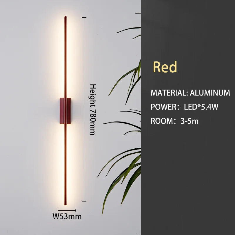 Minimalist LED Wall Sconce – Warm White