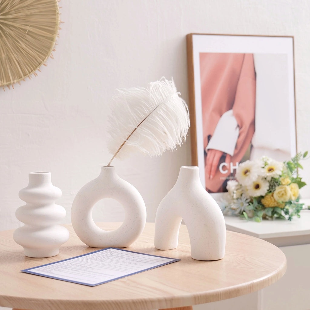 Bohemian Ceramic Decorative Vases