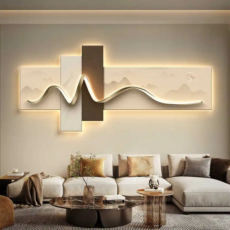 Modern LED Illuminated Wall Art
