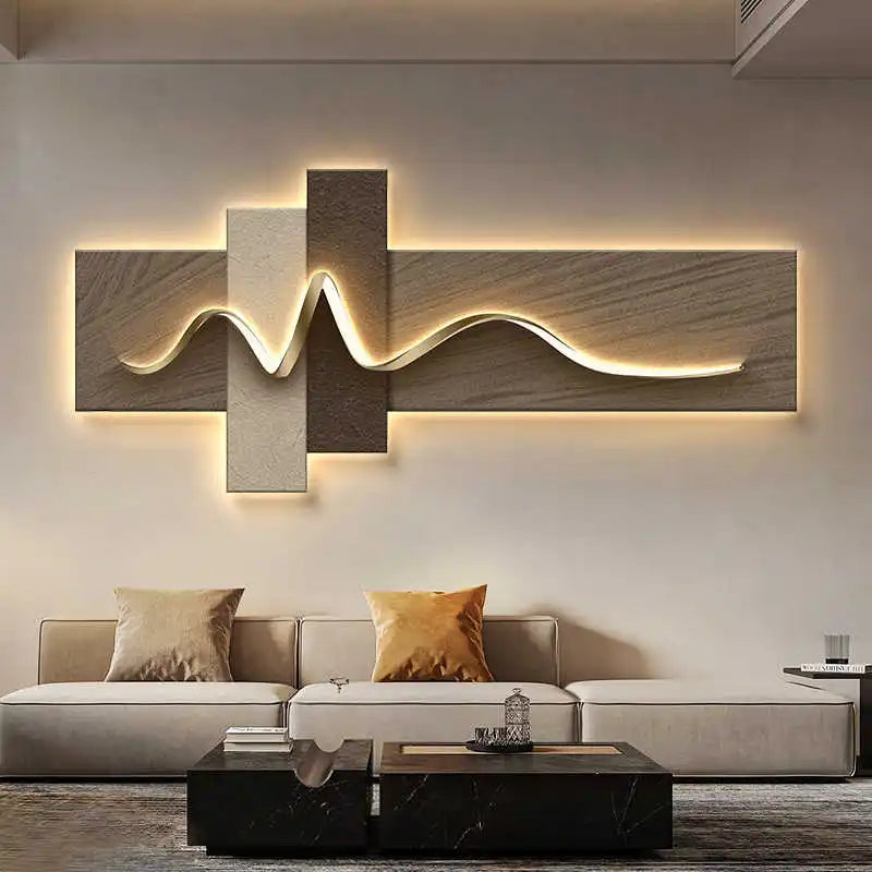 Modern LED Illuminated Wall Art