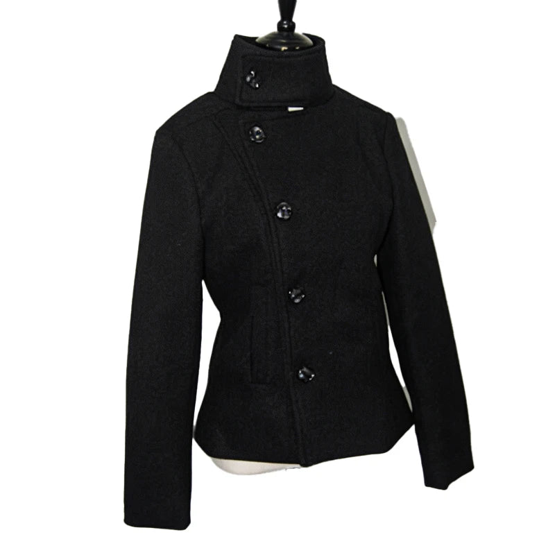 Minimalist Long-Sleeve Black Layering Top