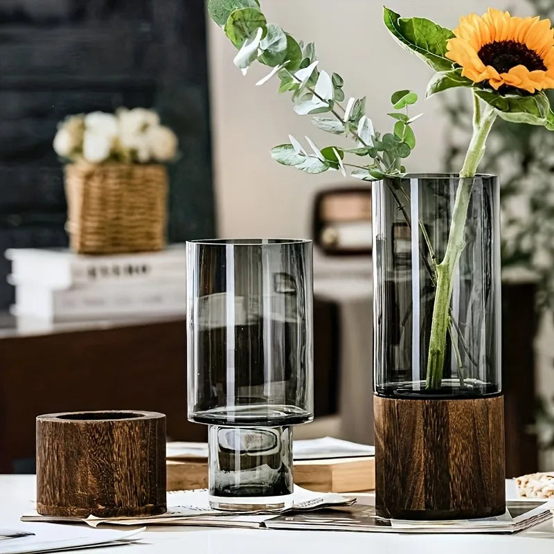Retro Glass Tabletop Vase
