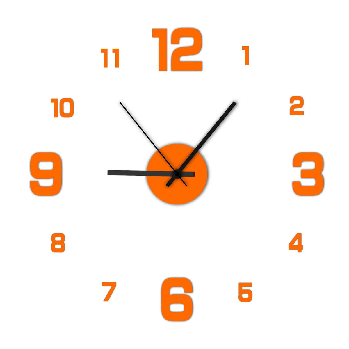 DIY Frameless Acrylic Wall Clock
