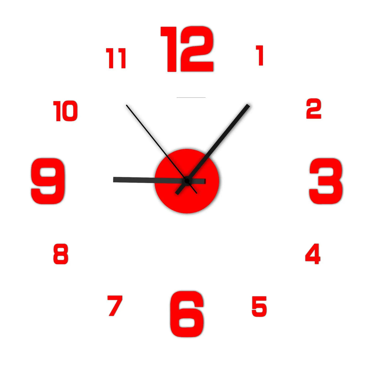 DIY Frameless Acrylic Wall Clock