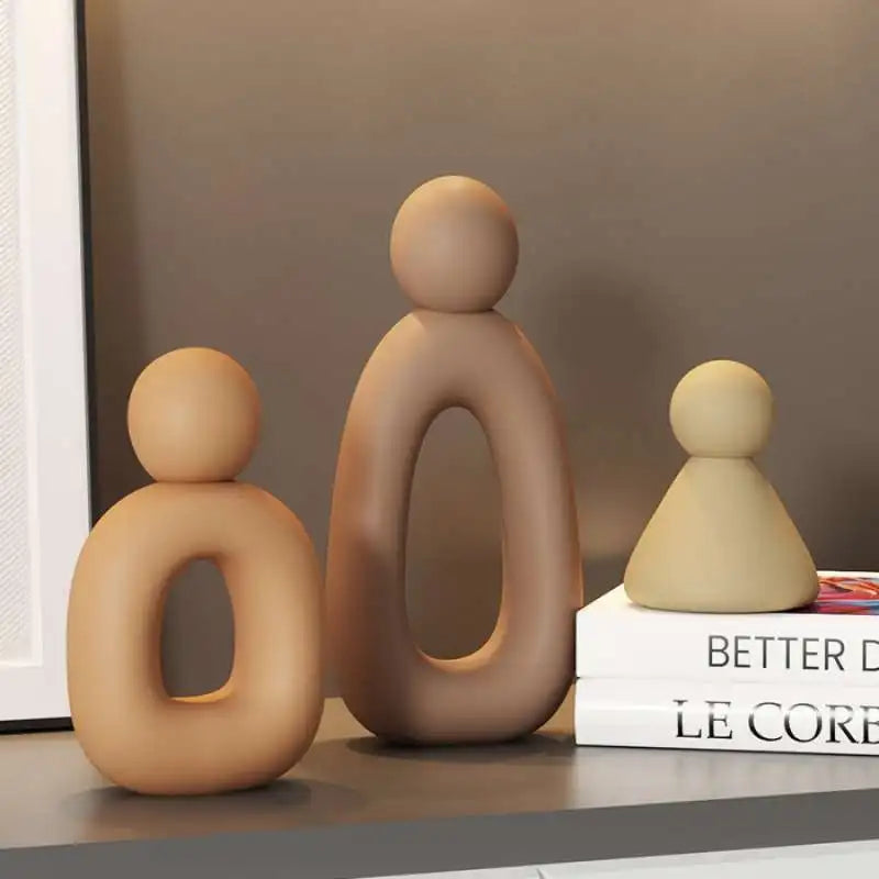 Modern Family Sculpture – Matte Resin
