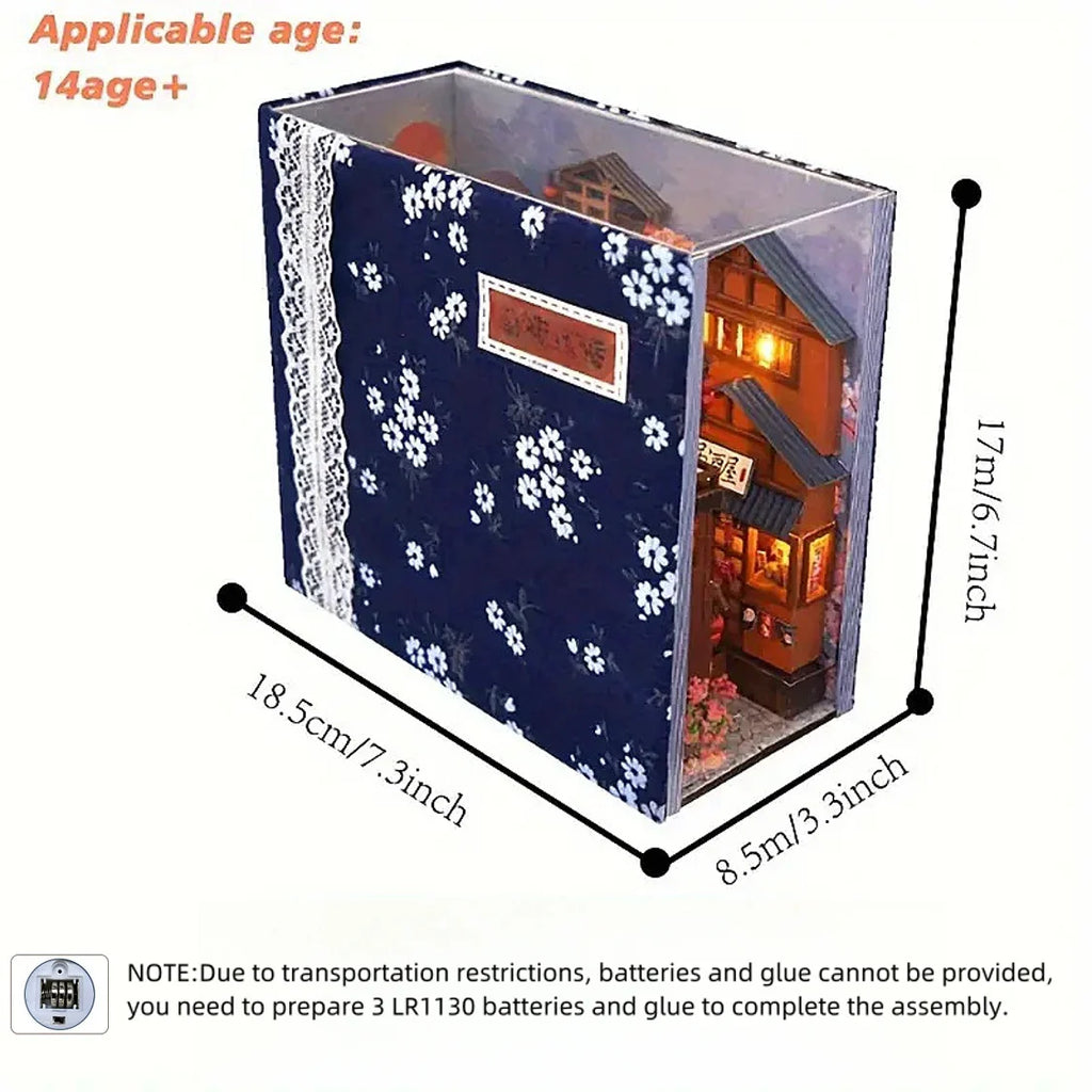 DIY Japanese Street Book Nook Kit