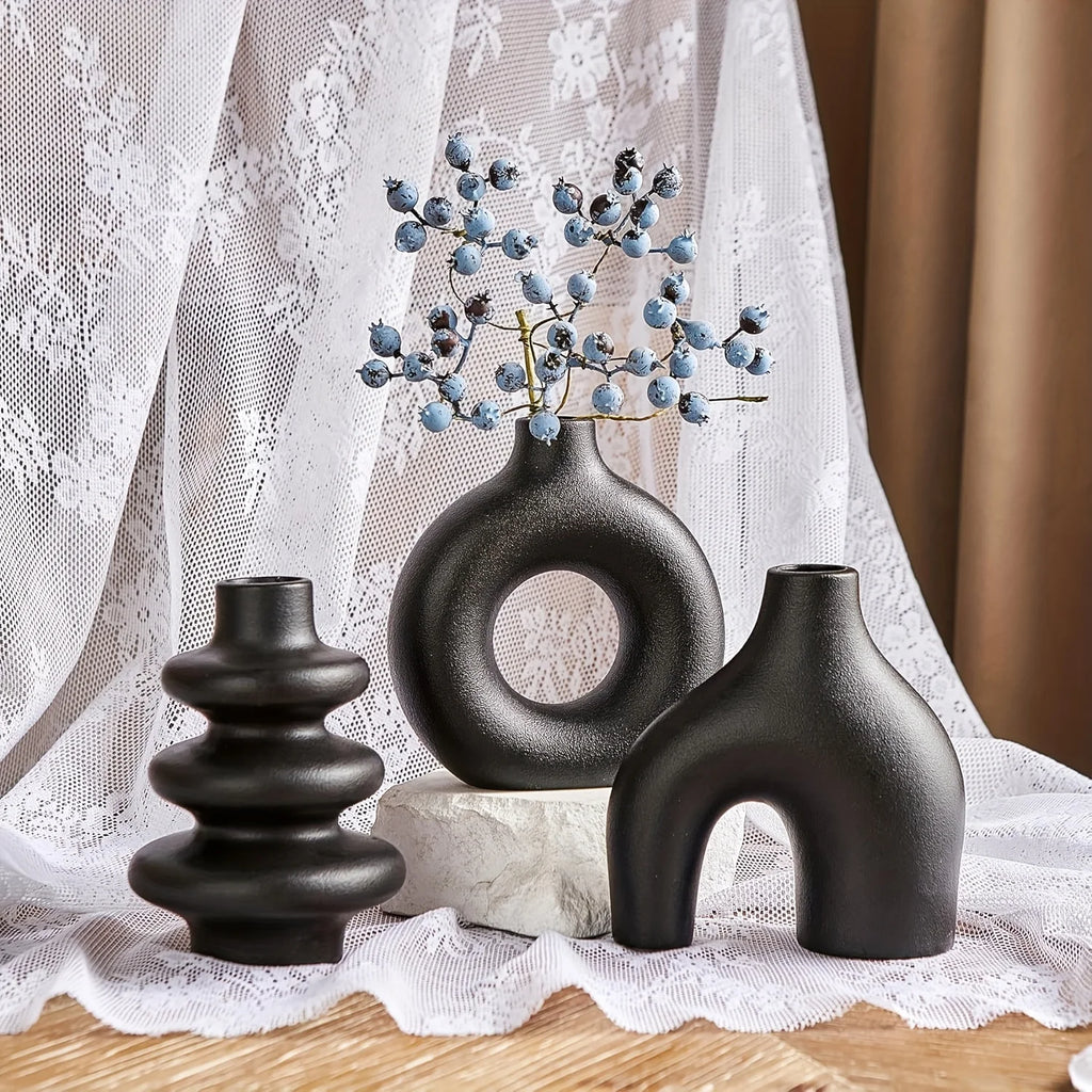 Bohemian Ceramic Decorative Vases