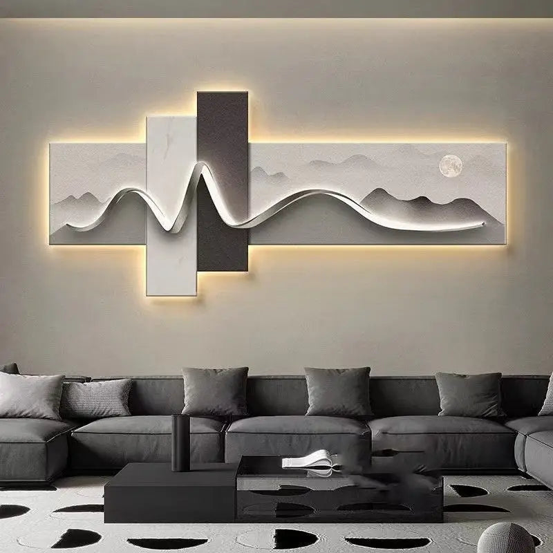 Modern LED Illuminated Wall Art