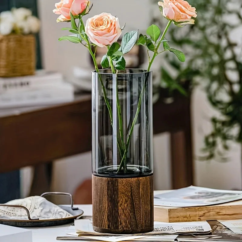 Retro Glass Tabletop Vase