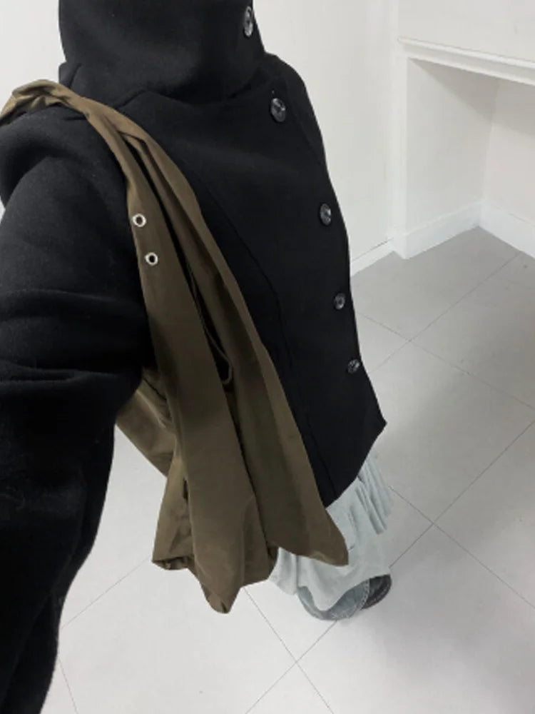 Minimalist Long-Sleeve Black Layering Top
