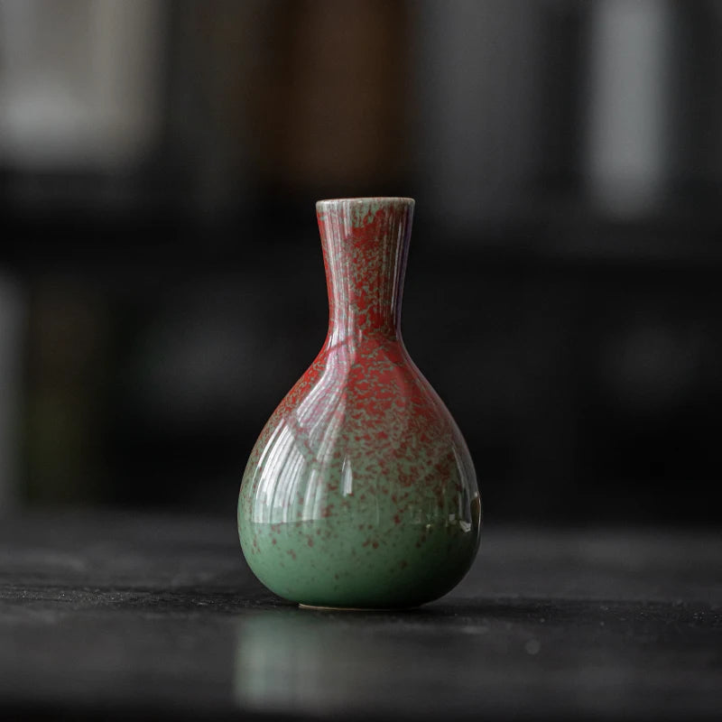 Small Ceramic Vase for Dried Flowers