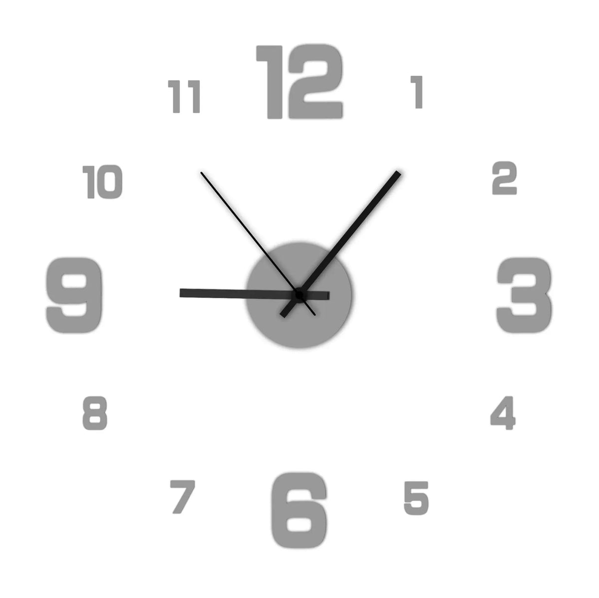 DIY Frameless Acrylic Wall Clock