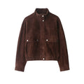 High-Neck Zip Jacket with Pocket Detailing