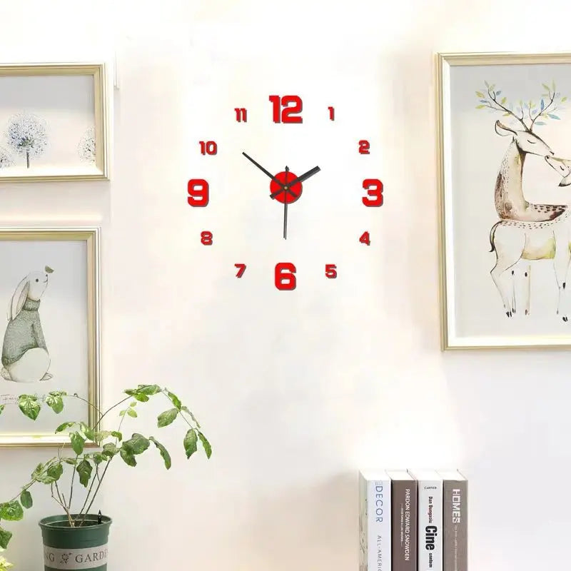 DIY Frameless Acrylic Wall Clock