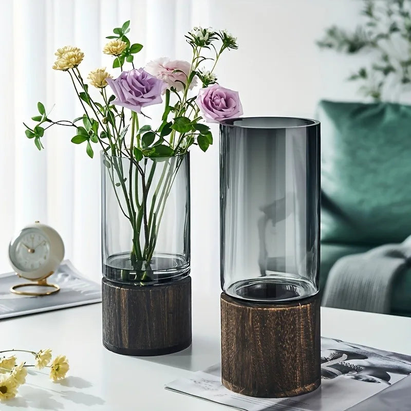 Retro Glass Tabletop Vase
