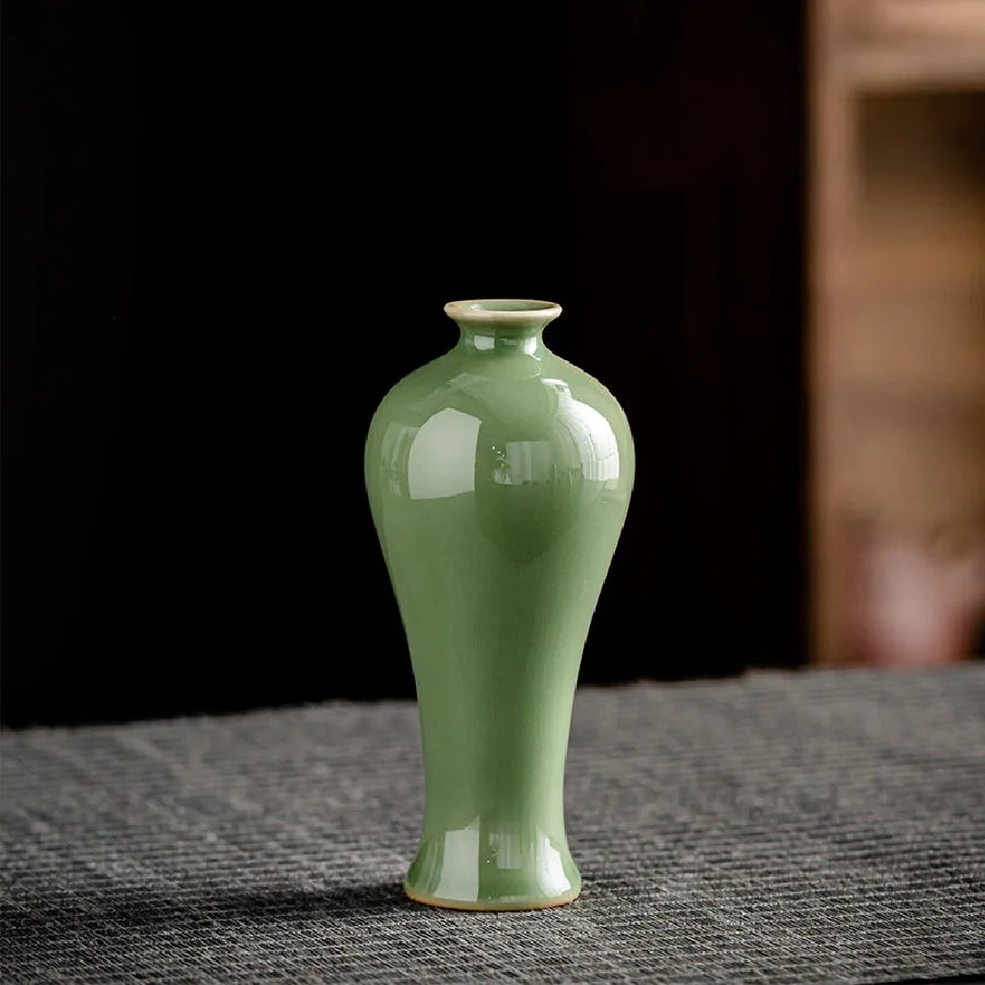 Small Ceramic Vase for Dried Flowers
