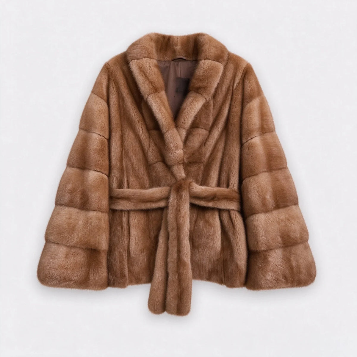 Belted Long-Sleeve Jacket