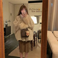 Relaxed-Fit Faux-Fur Coat